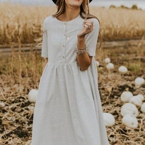 Roolee Clarice Button Dress